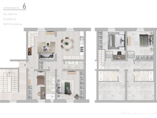 Attico in Vendita a Poggibonsi, 370'000€, 152 m², con Box