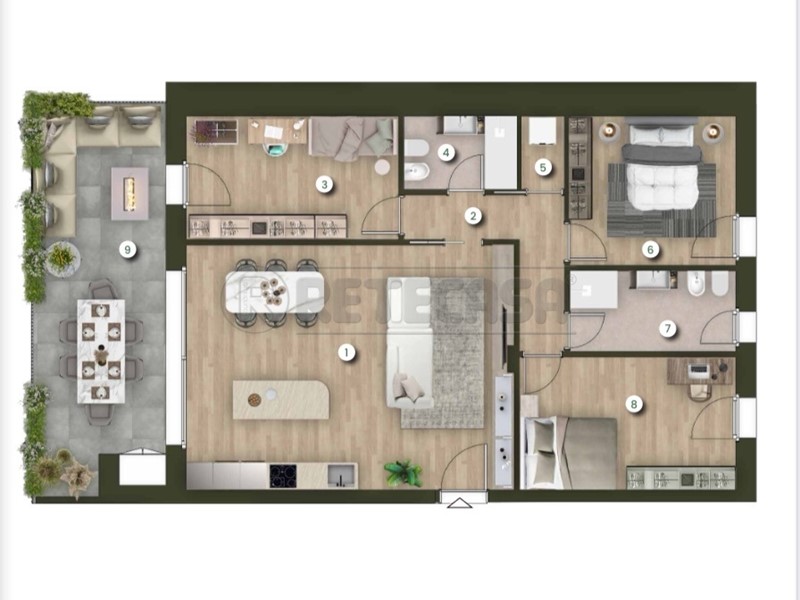 Appartamento in Vendita a Vicenza, 330'000&euro;, 131 m², con Box