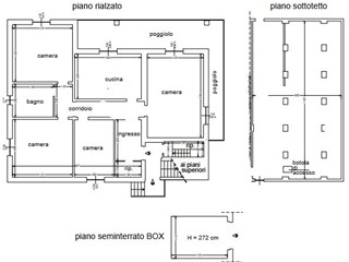 Appartamento in Vendita a Bargagli, 50'175€, 178 m², con Box