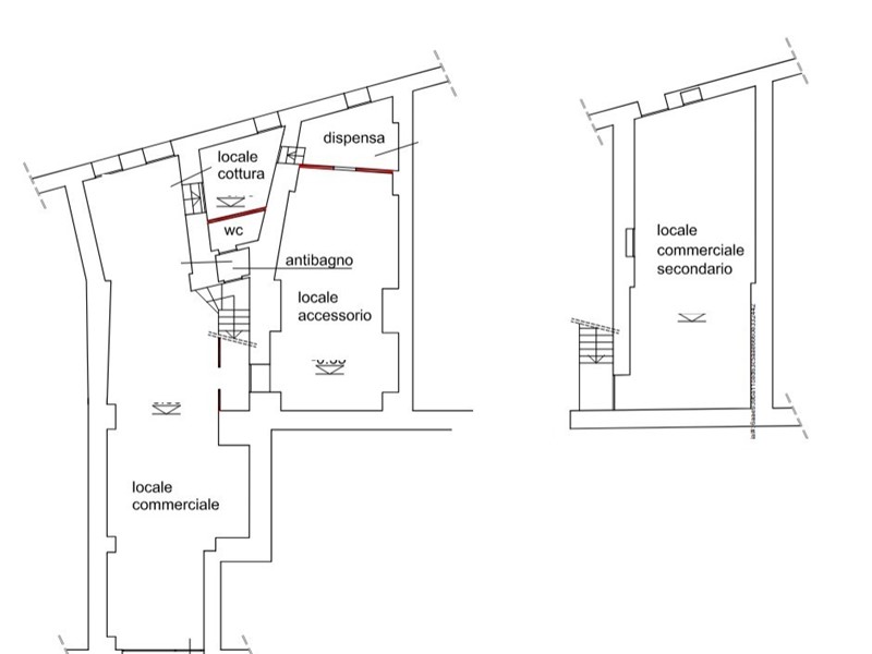 Immobile commerciale in Vendita a Camporosso, 92'625€, 179 m²