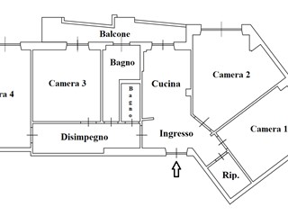 Quadrilocale in Affitto a Roma, 600€, 105 m², arredato
