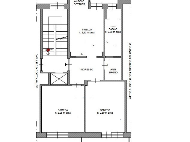 Appartamento in Vendita a Collegno, 67'500€, 77 m²