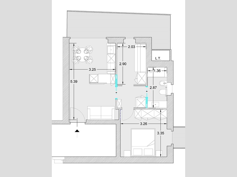 Trilocale in Vendita a Porto San Giorgio, 310'000€, 54 m²