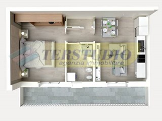 Bilocale in Vendita a Cologno al Serio, 125'000€, 61 m²