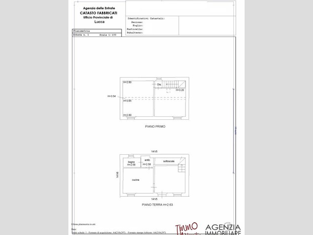 Villa in Vendita a Massarosa, 150'000€, 82 m²