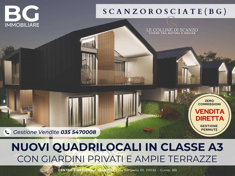 Quadrilocale in Vendita a Scanzorosciate, 390'000&euro;, 178 m²