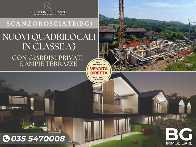 Quadrilocale in Vendita a Scanzorosciate, 390'000&euro;, 157 m²