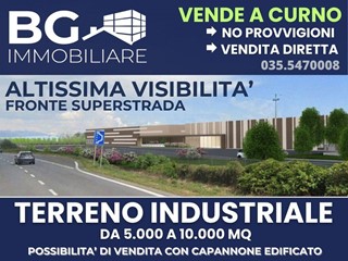 Terreno industriale in Vendita a Curno, 2'200'000&euro;, 10000 m²