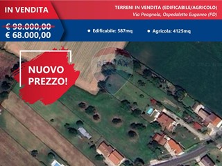 Terreno edificabile in Vendita a Ospedaletto Euganeo, 68'000€, 4712 m²