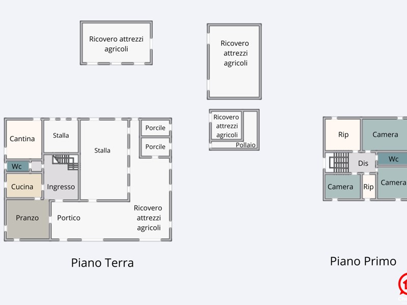 Casa Indipendente in Vendita a Ravenna, zona MATELLICA, 125'000€, 450 m²