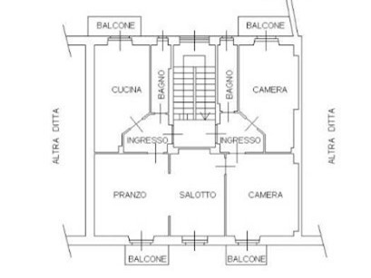 Appartamento in Vendita a Torino, 109'500€, 108 m²
