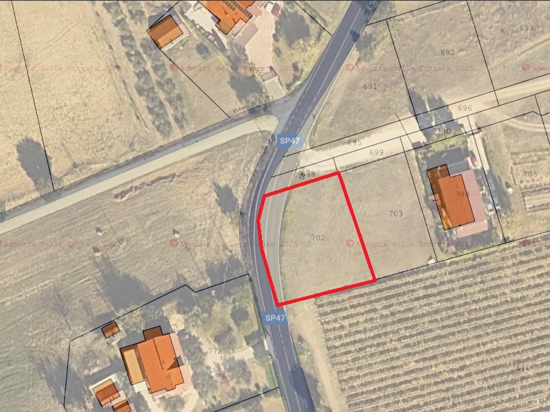 Terreno edificabile in Vendita a Rosciano, zona Semicentro, 45'000€, 1133 m²