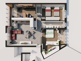 Quadrilocale in Vendita a Piossasco, 138'000&euro;, 117 m²