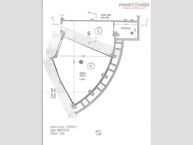 Box in Affitto a Spinetoli, 300€, 95 m²