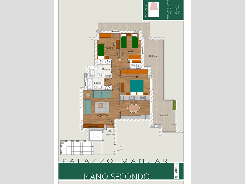 Appartamento in Vendita a Casamassima, zona via conversano