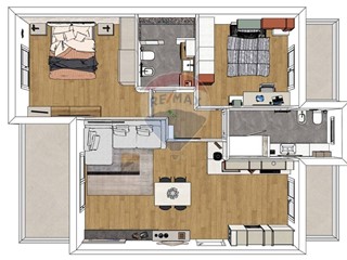 Trilocale in Vendita a Grumello del Monte, 359'000€, 112 m²