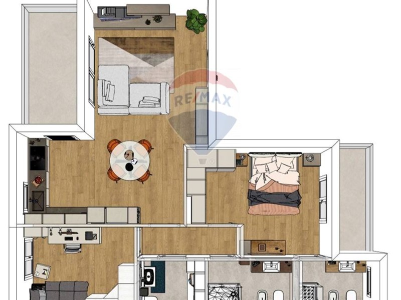 Trilocale in Vendita a Grumello del Monte, 339'000€, 115 m²