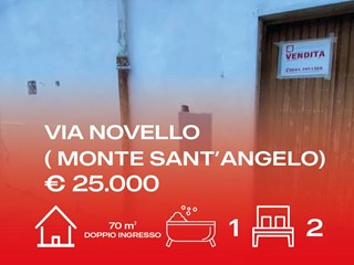 Trilocale in Vendita a Monte Sant'Angelo, 25'000&euro;, 70 m²