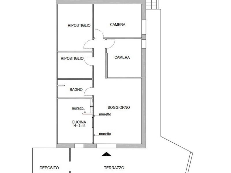 Appartamento in Vendita a Bibiana, 24'000€, 130 m²