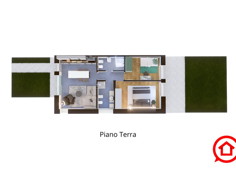 Trilocale in Vendita a Cesena, zona Case Finali, 310'000€, 92 m², con Box