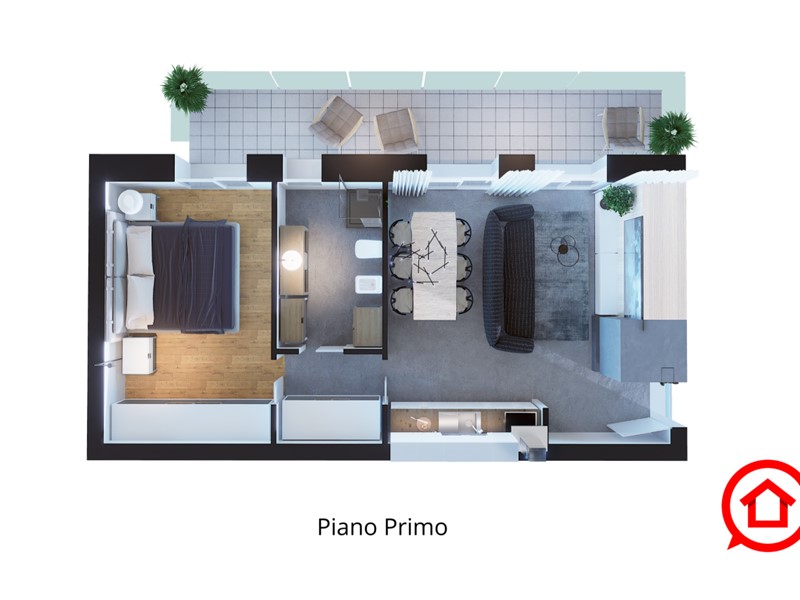 Bilocale in Vendita a Cesena, zona Case Finali, 215'000€, 72 m²