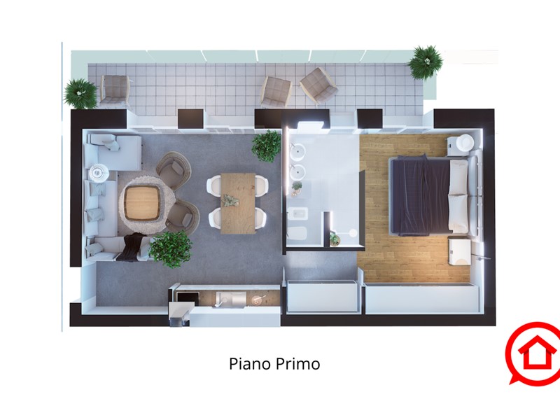 Bilocale in Vendita a Cesena, zona Case Finali, 220'000€, 74 m²