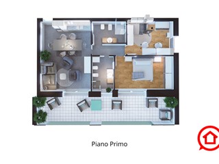 Trilocale in Vendita a Cesena, zona Case Finali, 335'000€, 112 m²