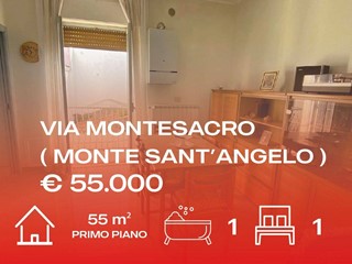 Quadrilocale in Vendita a Monte Sant'Angelo, 55'000&euro;, 50 m²