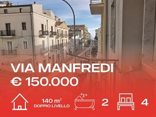 Appartamento in Vendita a Monte Sant'Angelo, 150'000&euro;, 150 m²