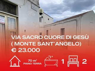 Trilocale in Vendita a Monte Sant'Angelo, 23'000&euro;, 70 m²