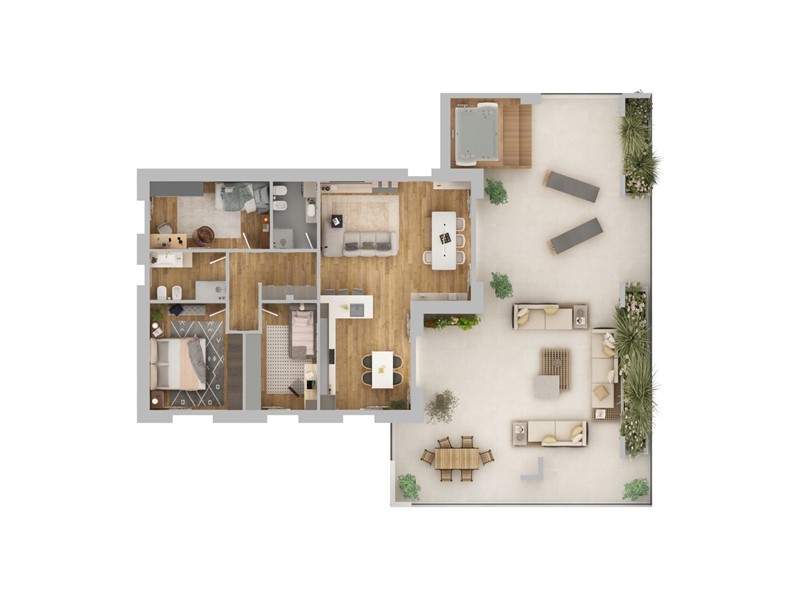 Quadrilocale in Vendita a Monza, 648'000€, 191 m²