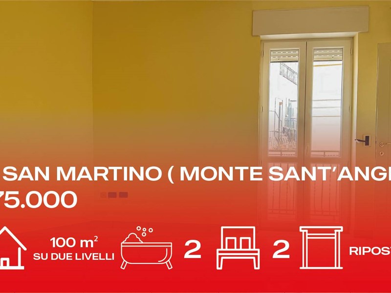 Appartamento in Vendita a Monte Sant'Angelo, 75'000&euro;, 90 m²