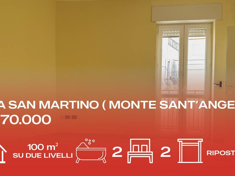 Appartamento in Vendita a Monte Sant'Angelo, 70'000&euro;, 90 m²