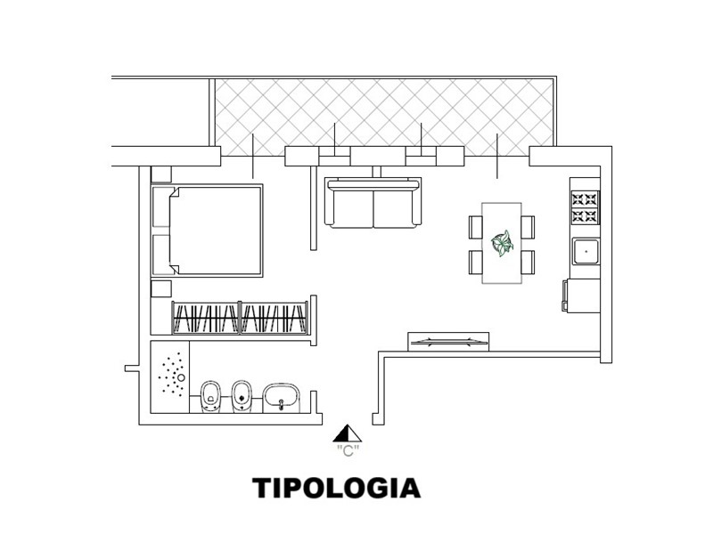 Bilocale in Vendita a Bari, 177'000€, 50 m²