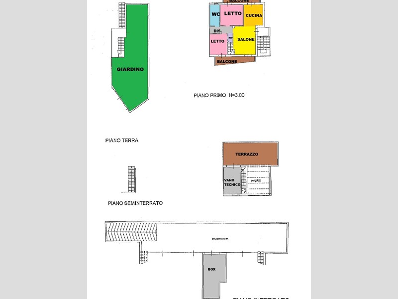 Villa bifamiliare in Vendita a Casamassima, zona via rutigliano, 235'000€, 95 m², con Box