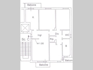 Quadrilocale in Vendita a Pescara, 165'000€, 135 m²