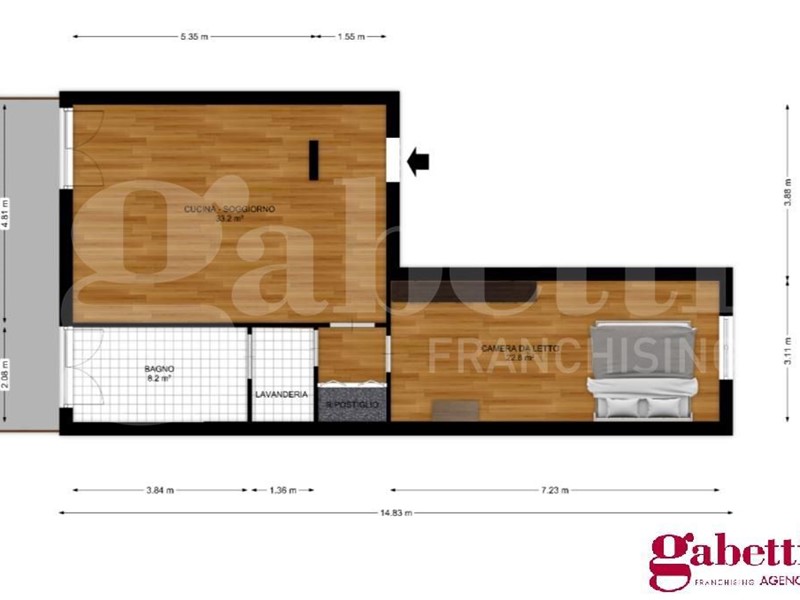 Trilocale in Vendita a Barletta, 149'000€, 80 m²