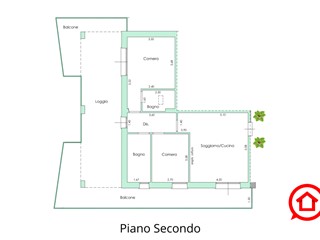 Trilocale in Vendita a San Mauro Pascoli, 320'000€, 130 m², con Box