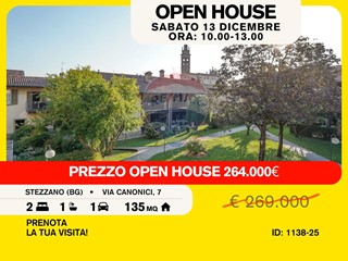 Trilocale in Vendita a Stezzano, 264'000&euro;, 135 m²