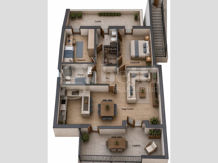 Trilocale in Vendita a Sestu, 203'000&euro;, 70 m²