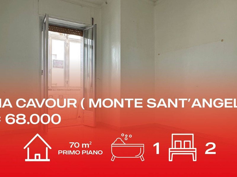 Trilocale in Vendita a Monte Sant'Angelo, 68'000&euro;, 80 m²