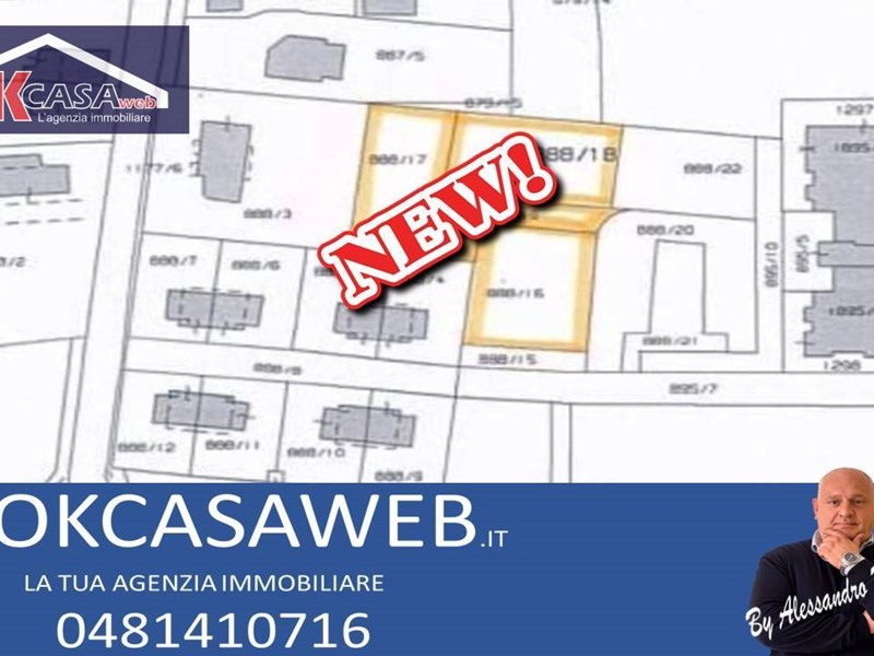 Terreno edificabile in Vendita a San Canzian d'Isonzo, 61'000€, 825 m²