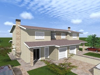 Villa bifamiliare in Vendita a Santa Maria a Monte, zona Melone, 380'000€, 143 m², con Box