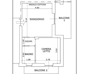 Trilocale in Vendita a Sant'Antonino di Susa, 49'500€, 65 m², con Box