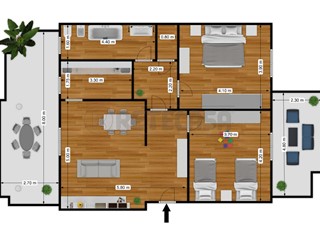 Trilocale in Vendita a Bisceglie, zona S. Andrea, 160'000€, 85 m²