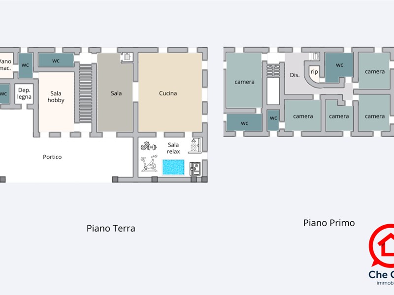 Casa Indipendente in Vendita a Cesena, zona San Giorgio, 715'000€, 365 m²