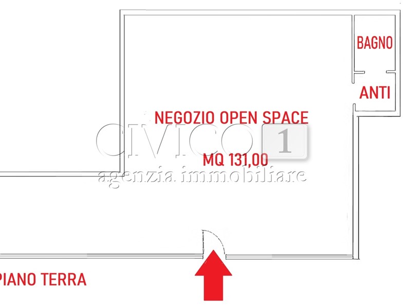 Immobile commerciale in Affitto a Rubano, 1'000€, 140 m²