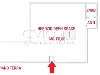 Immobile commerciale in Affitto a Rubano, 1'000€, 140 m²