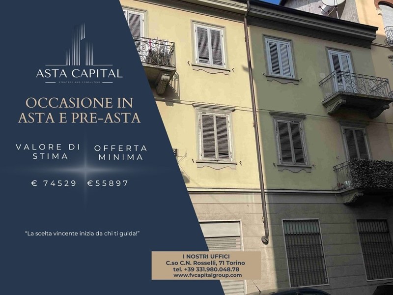 Quadrilocale in Vendita a Torino, 55'897€, 56 m²