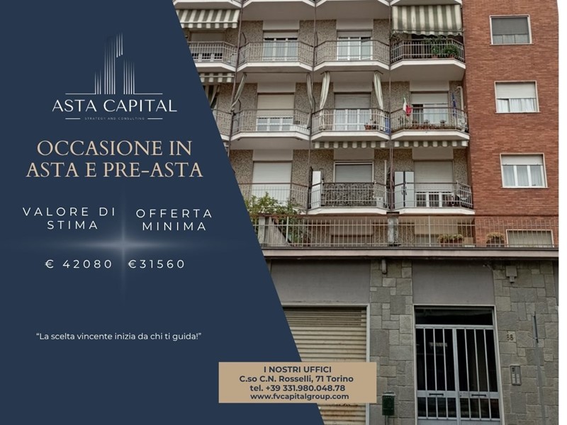 Quadrilocale in Vendita a Torino, 31'560€, 81 m²
